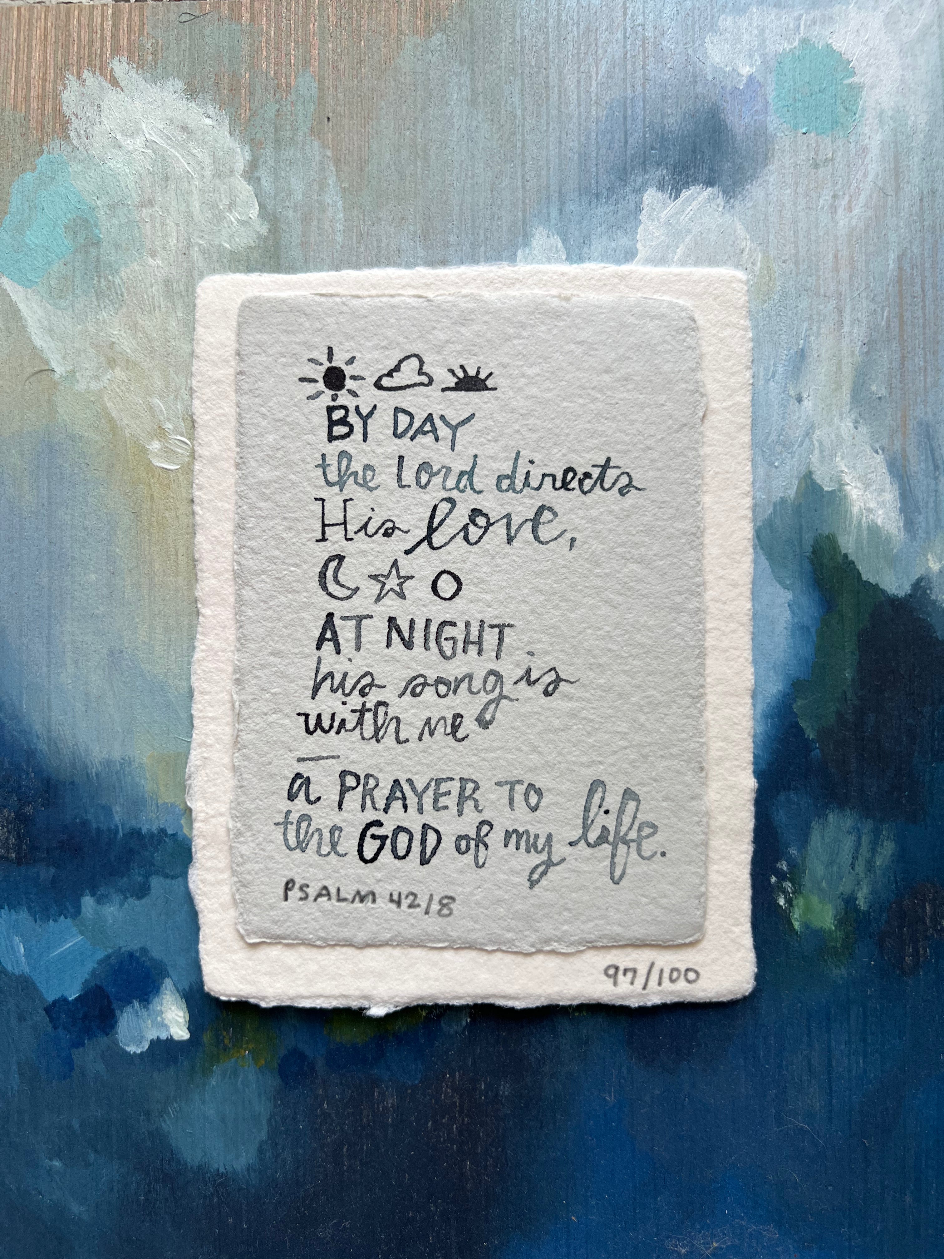 97/100 Tiny Truth Psalm 42:8