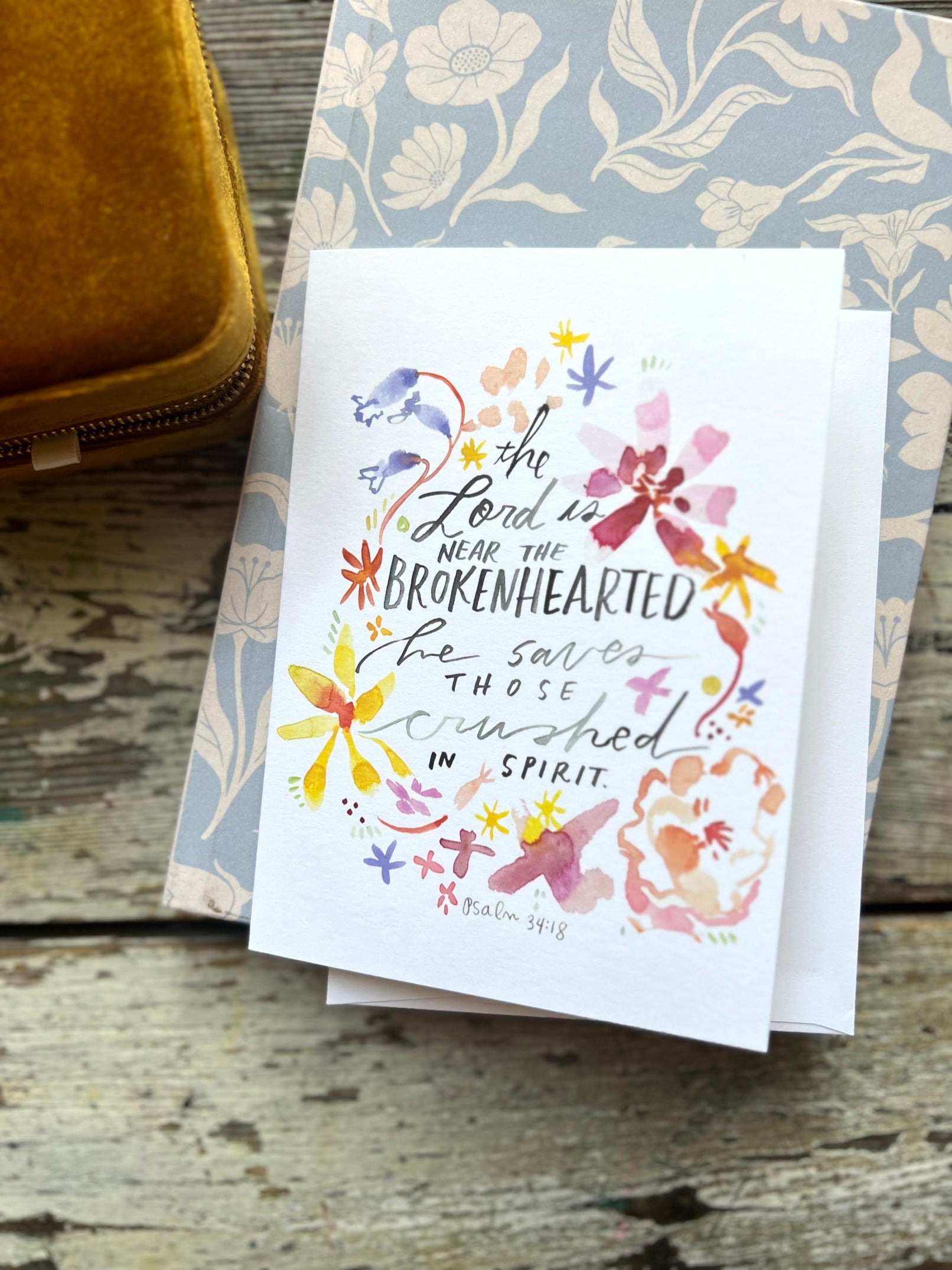 Christian Wildflower Greeting Cards - Blank Inside