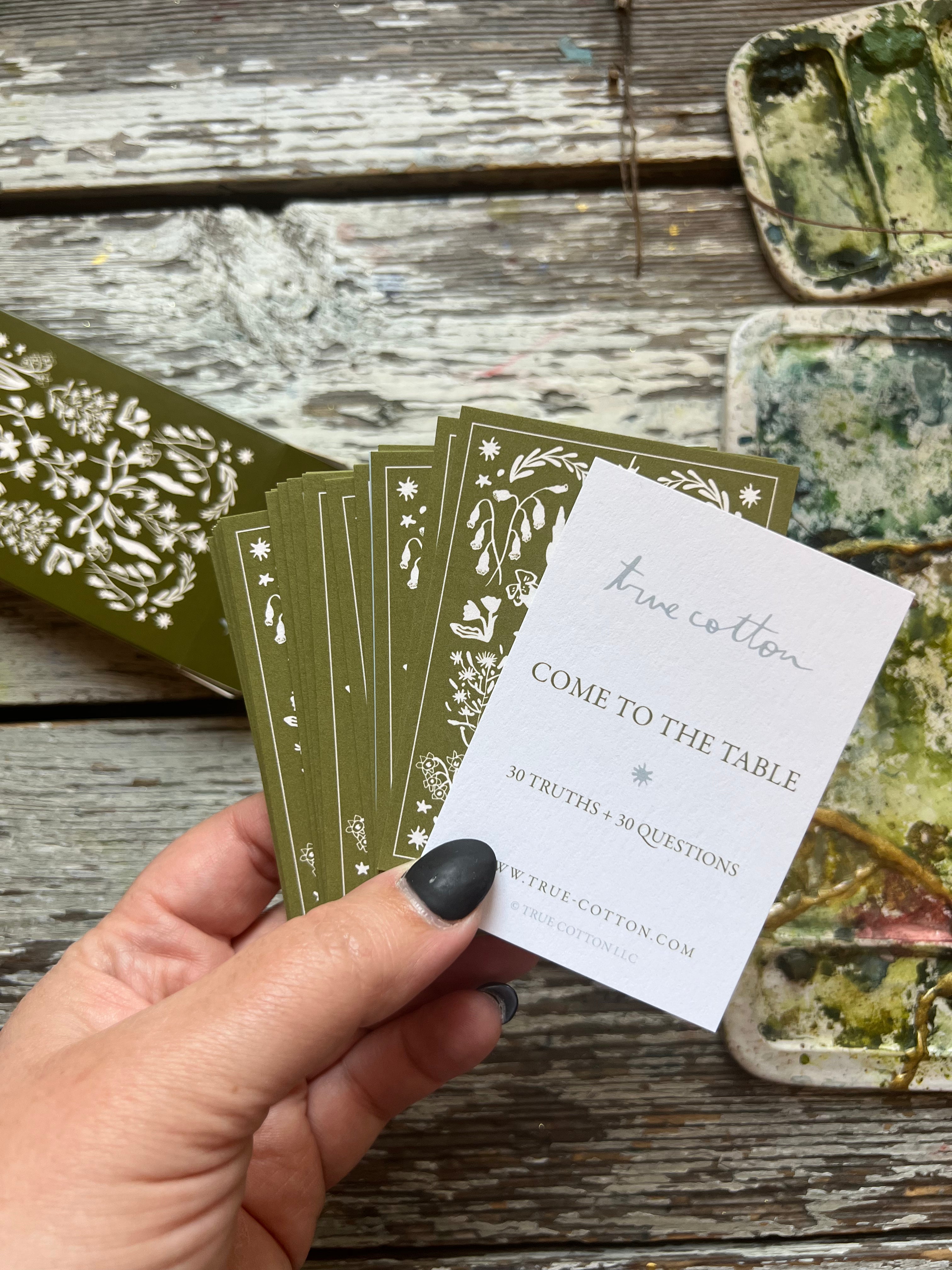 Come to the Table  |  Family Devotional Card Set