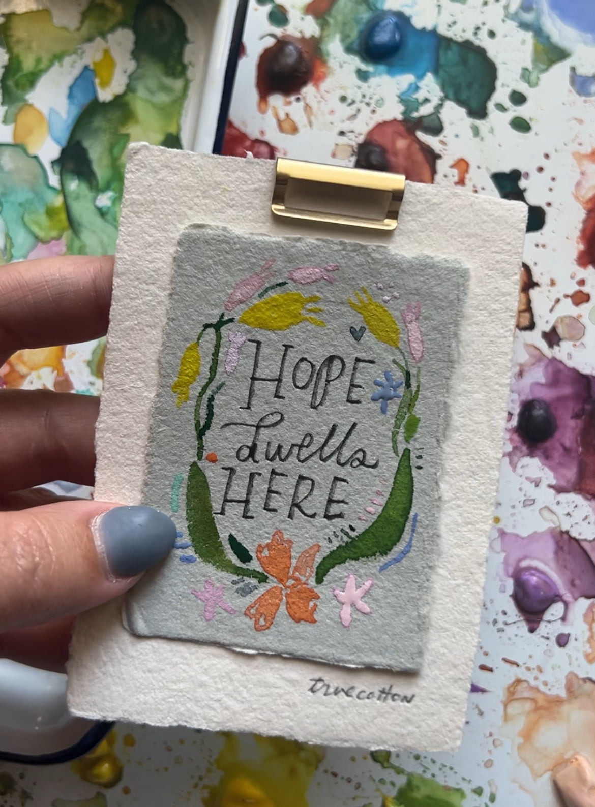 HOPE DWELLS HERE Tiny Truth