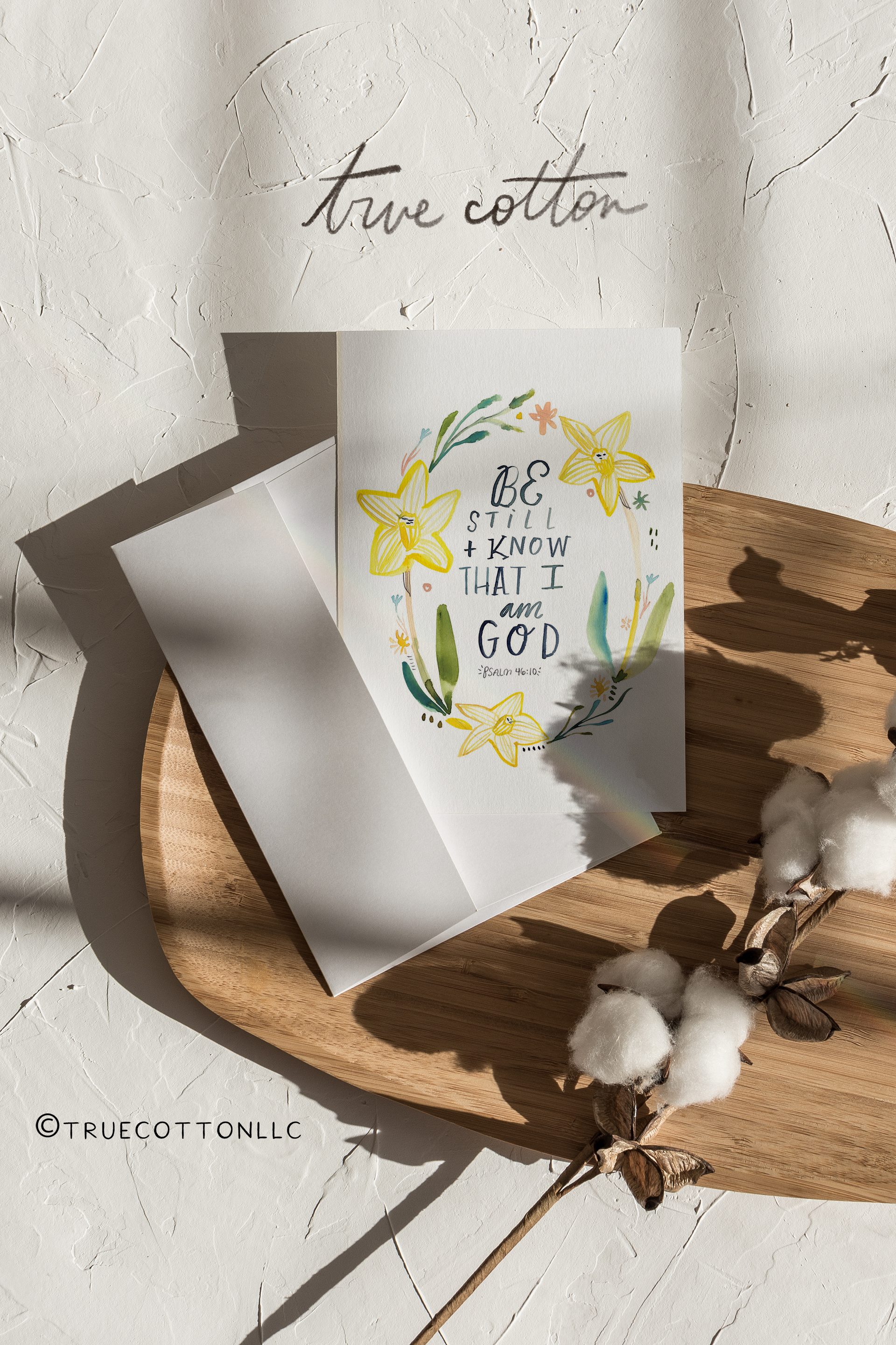 Christian Wildflower Greeting Cards - Blank Inside