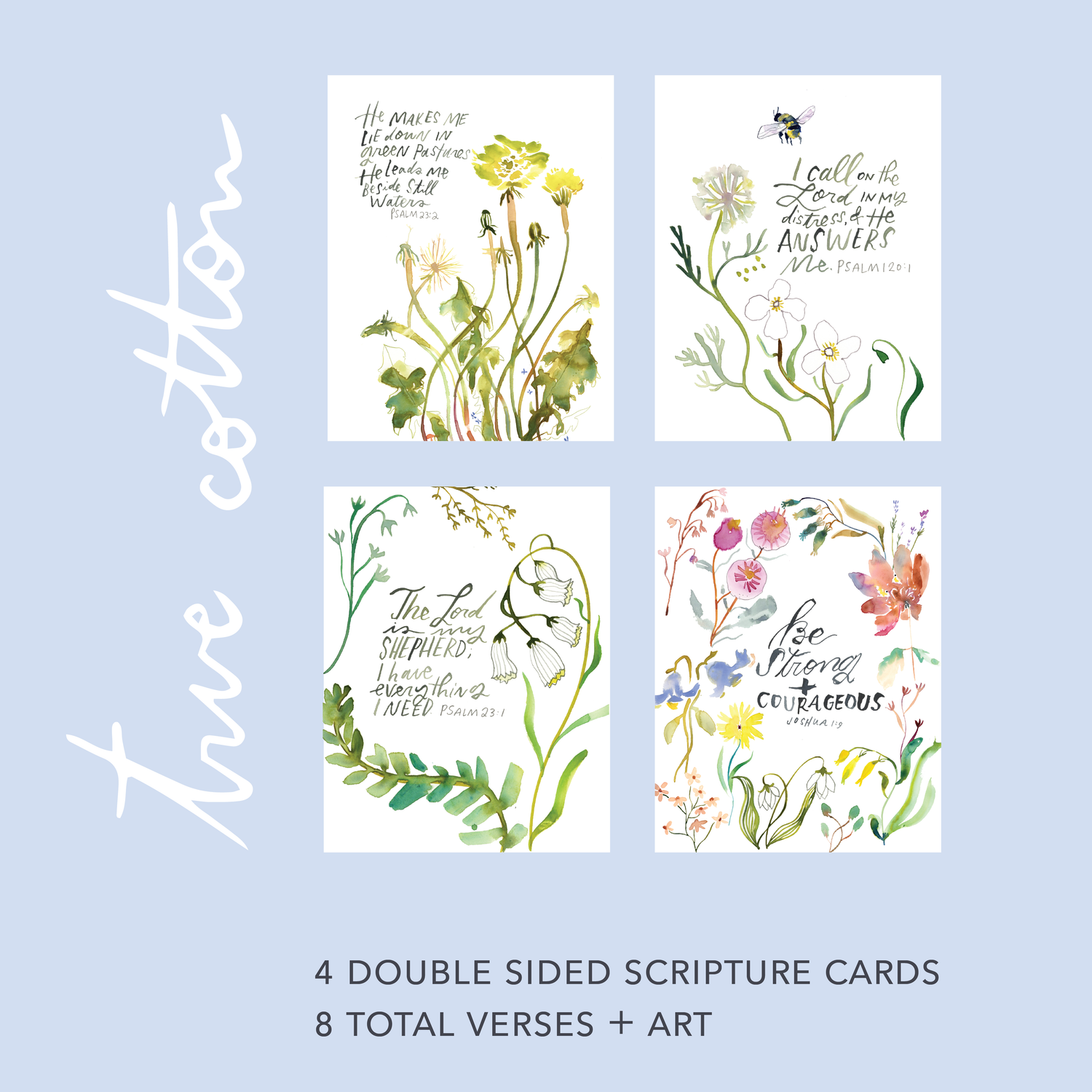 4 Card Scripture set