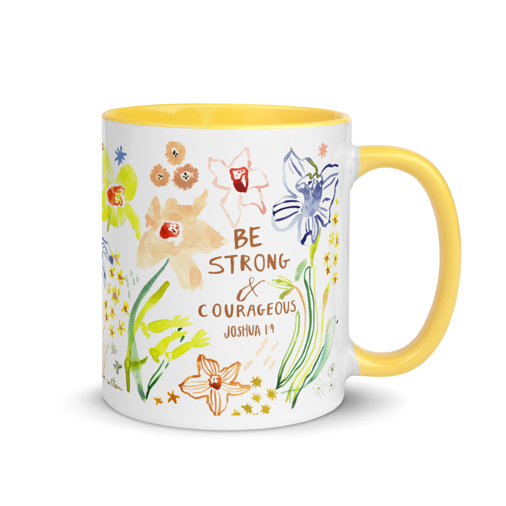 Joshua 1:9 Ceramic Coffee Mug
