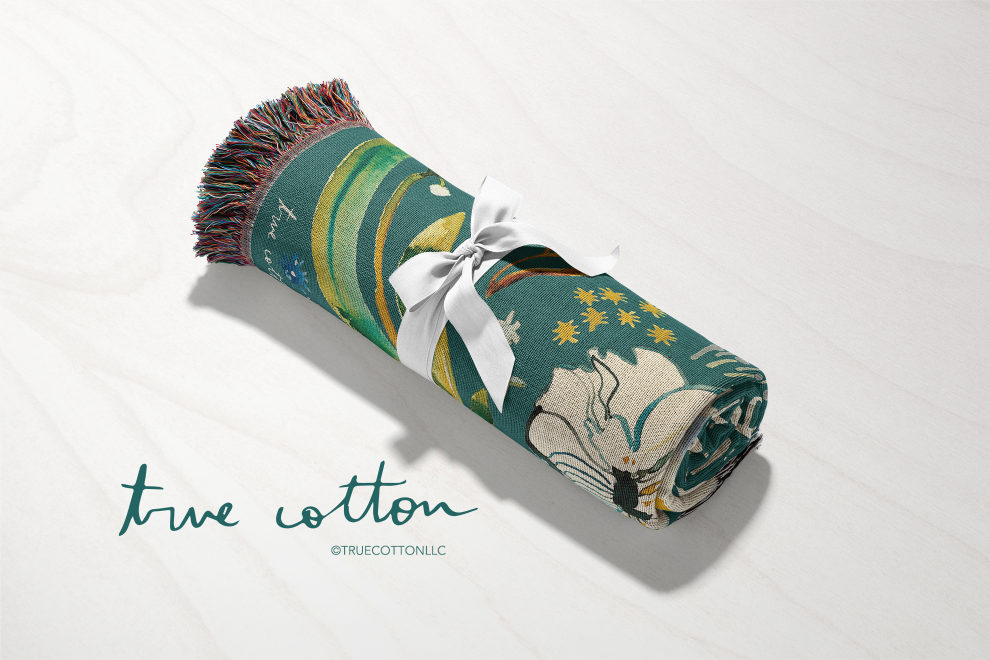 Psalm 16:11 Fullness of Joy | Woven Floral Blanket