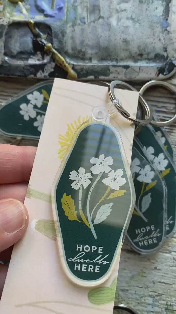 Wildflower Keychain |  Vintage Hotel Inspired