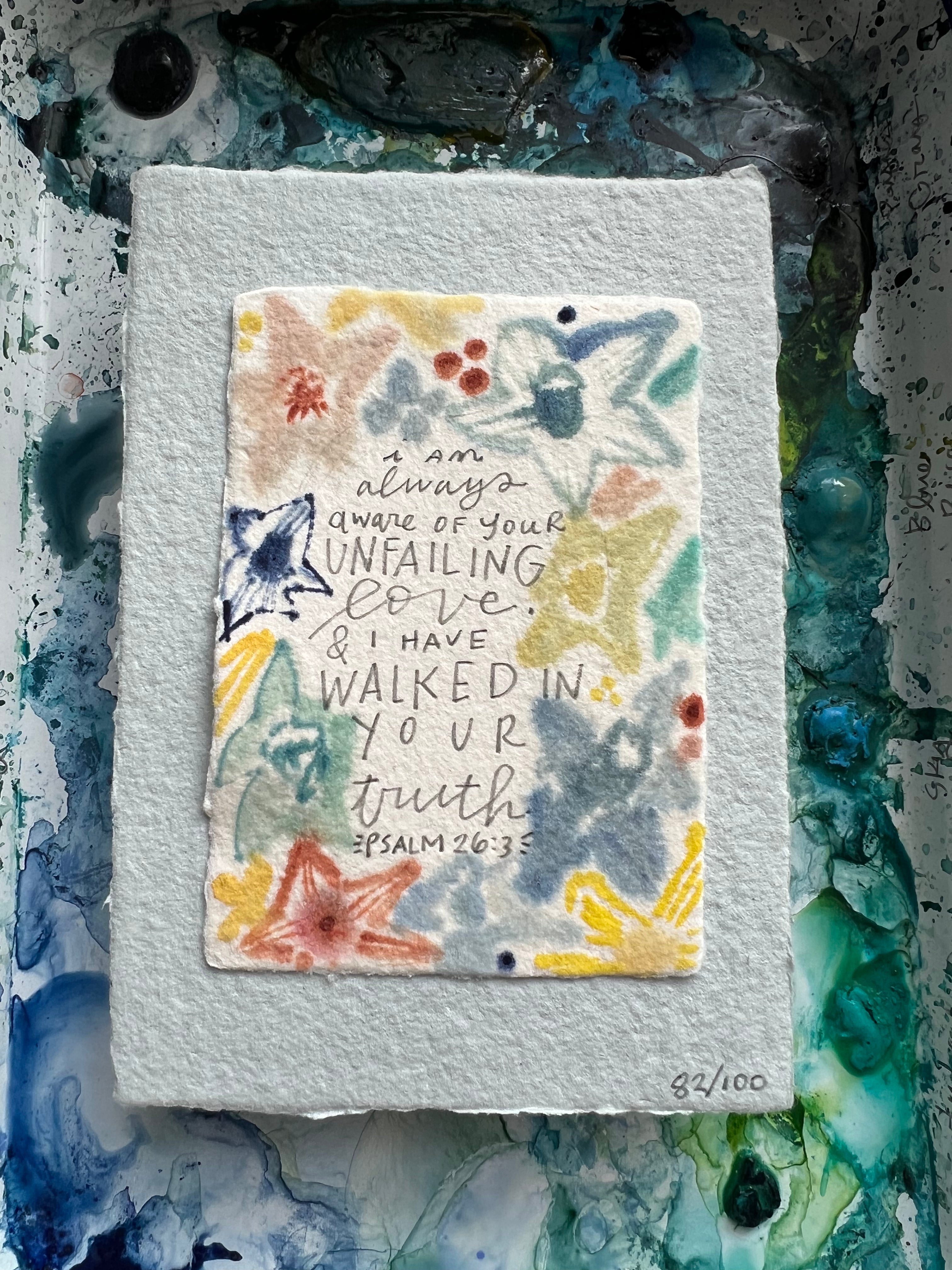 82/100 Tiny Truth Psalm 26:3