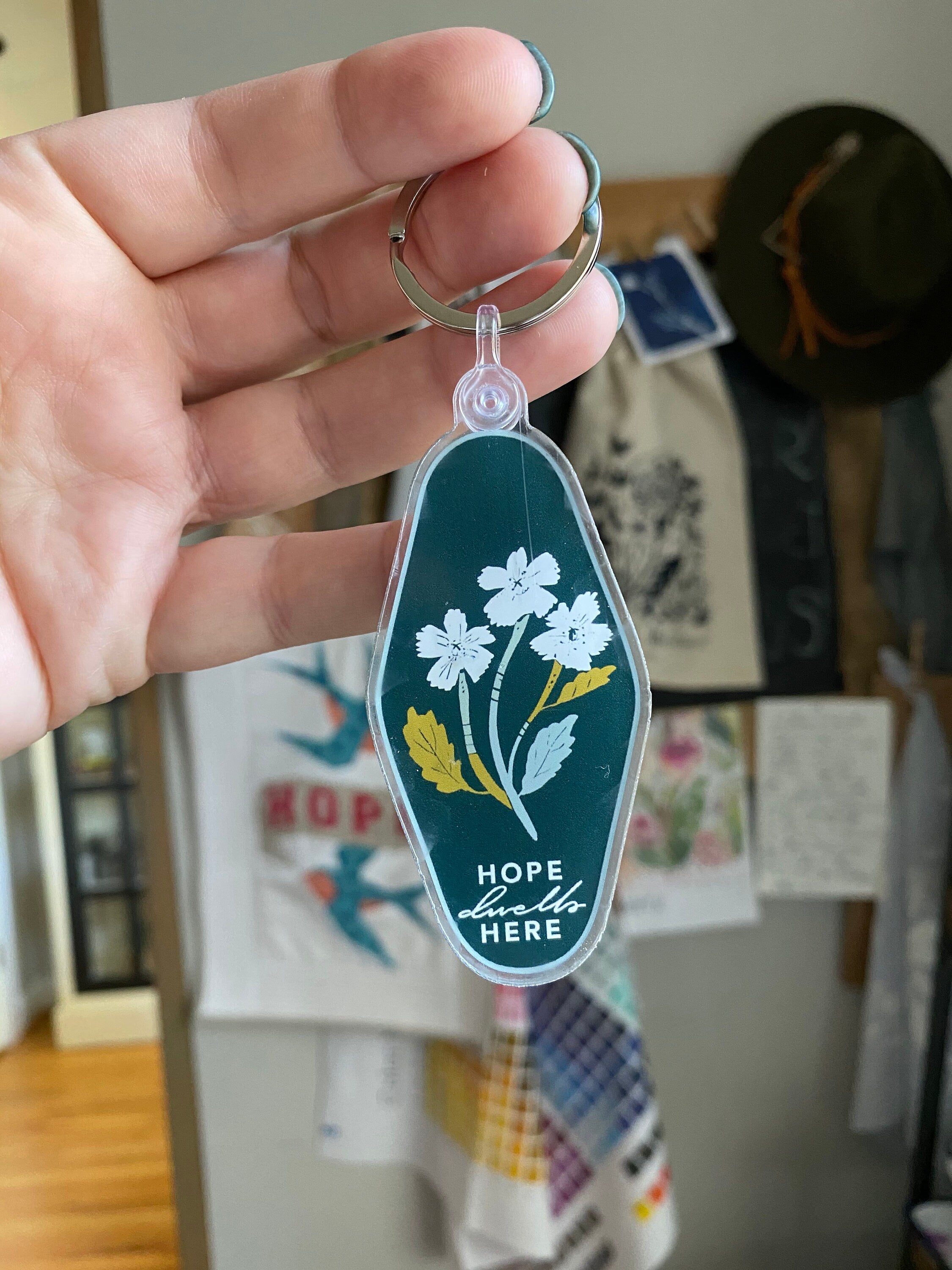 Wildflower Keychain | Vintage Hotel Inspired