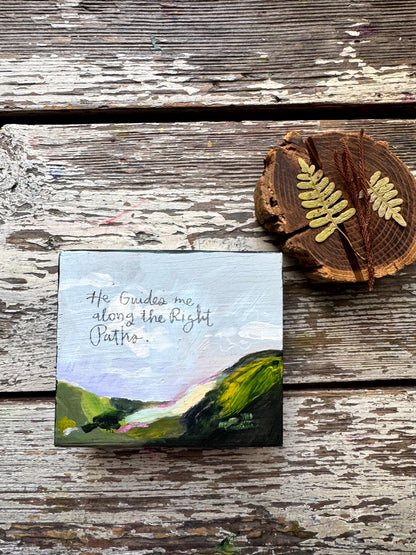 No. 09 | He guides me along the Right Paths