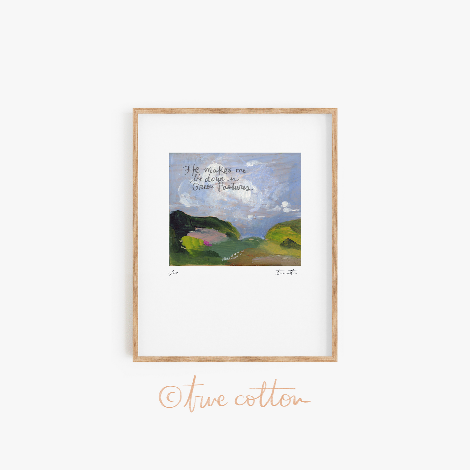 No. 06 | He makes me lie down in green pastures