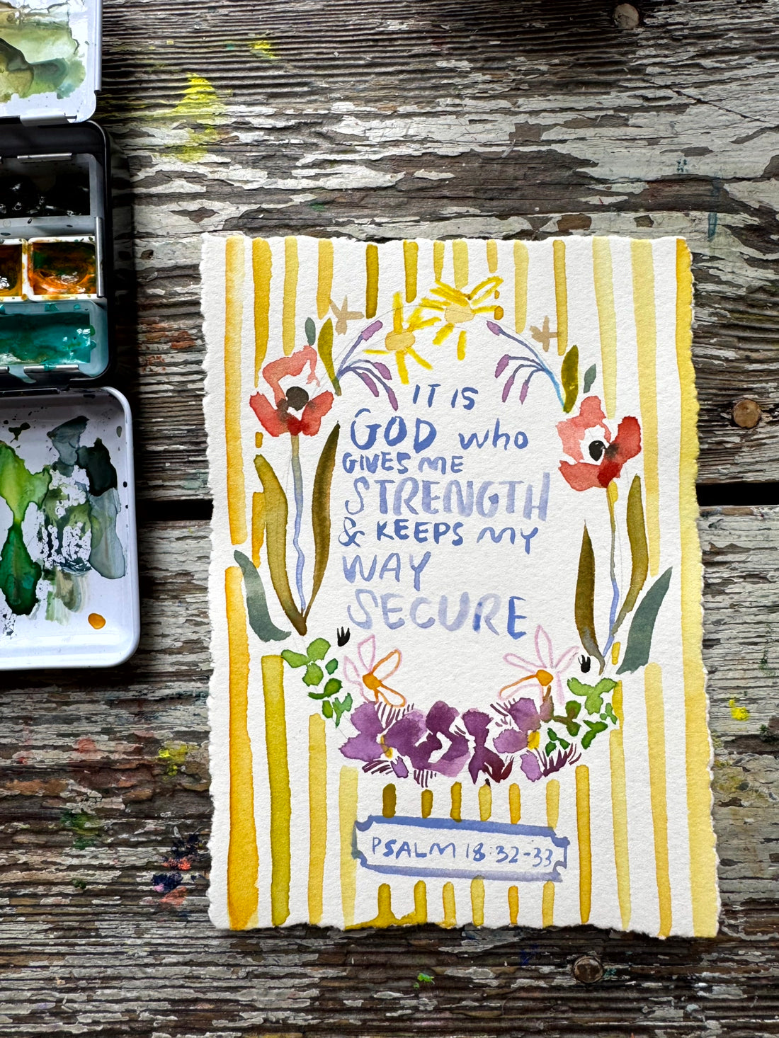 God who gives me strength- Psalm 18