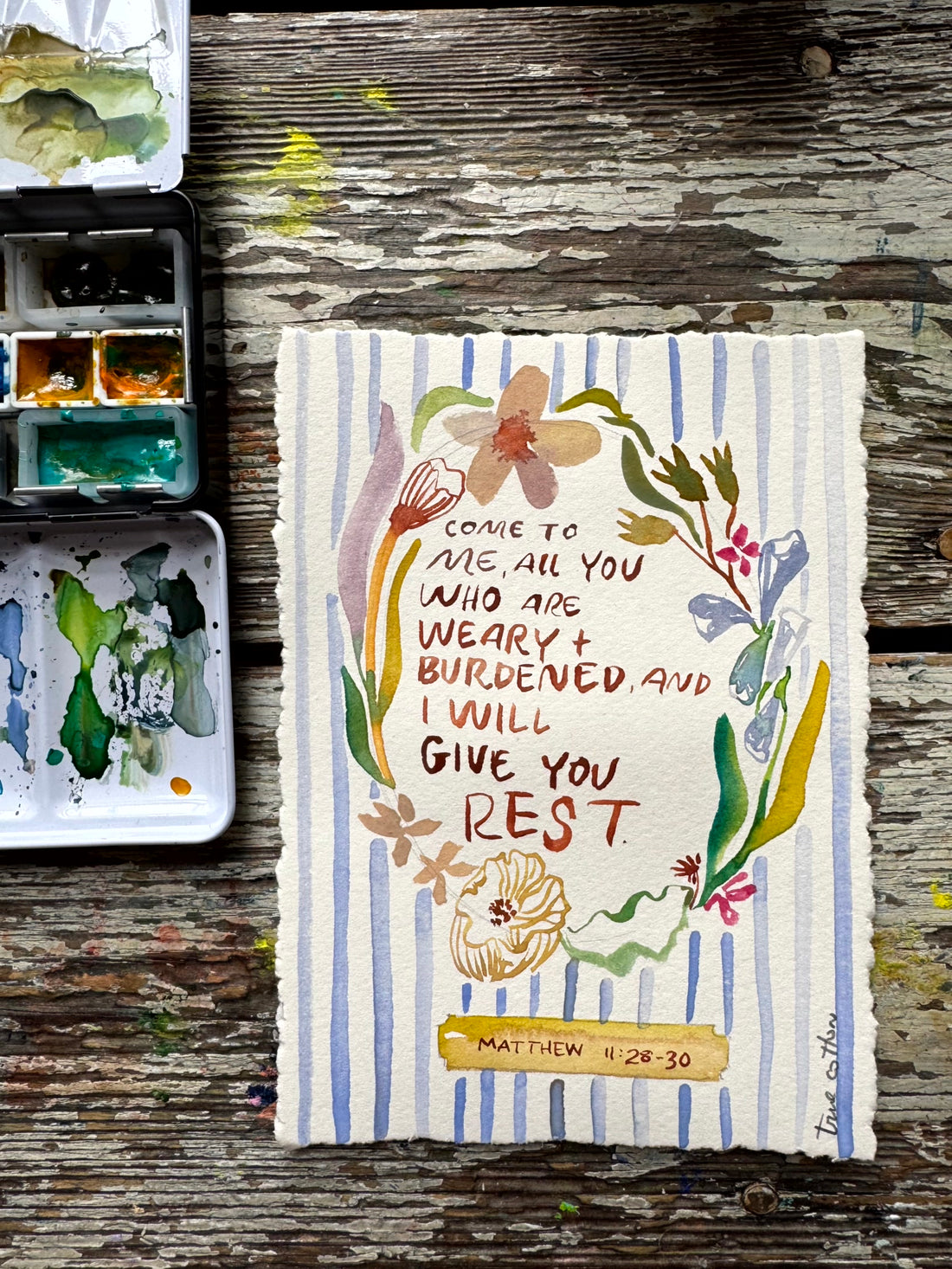 Come to me all who are weary - Matthew 11