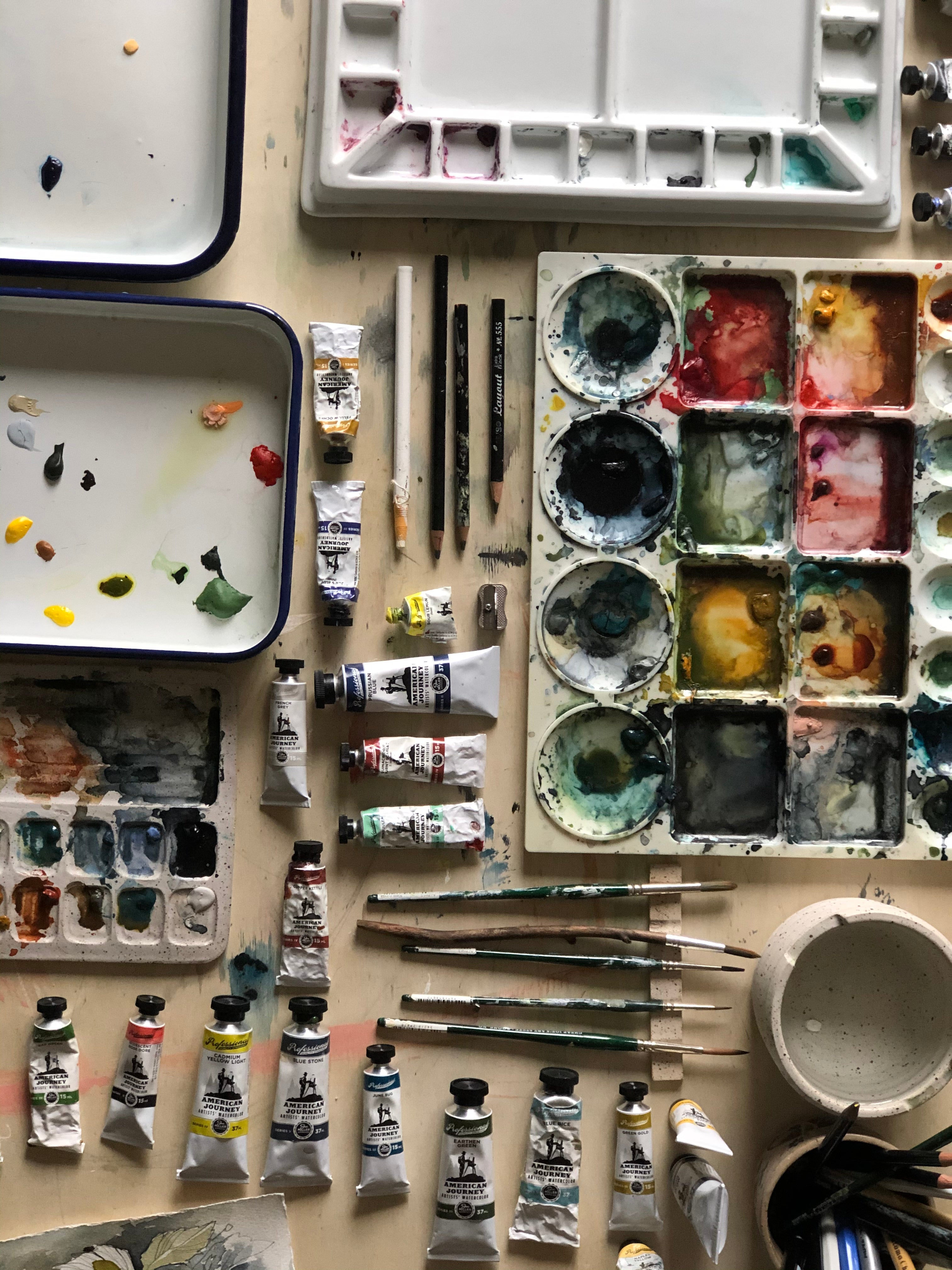 Watercolor Christmas Workshop with Veronica