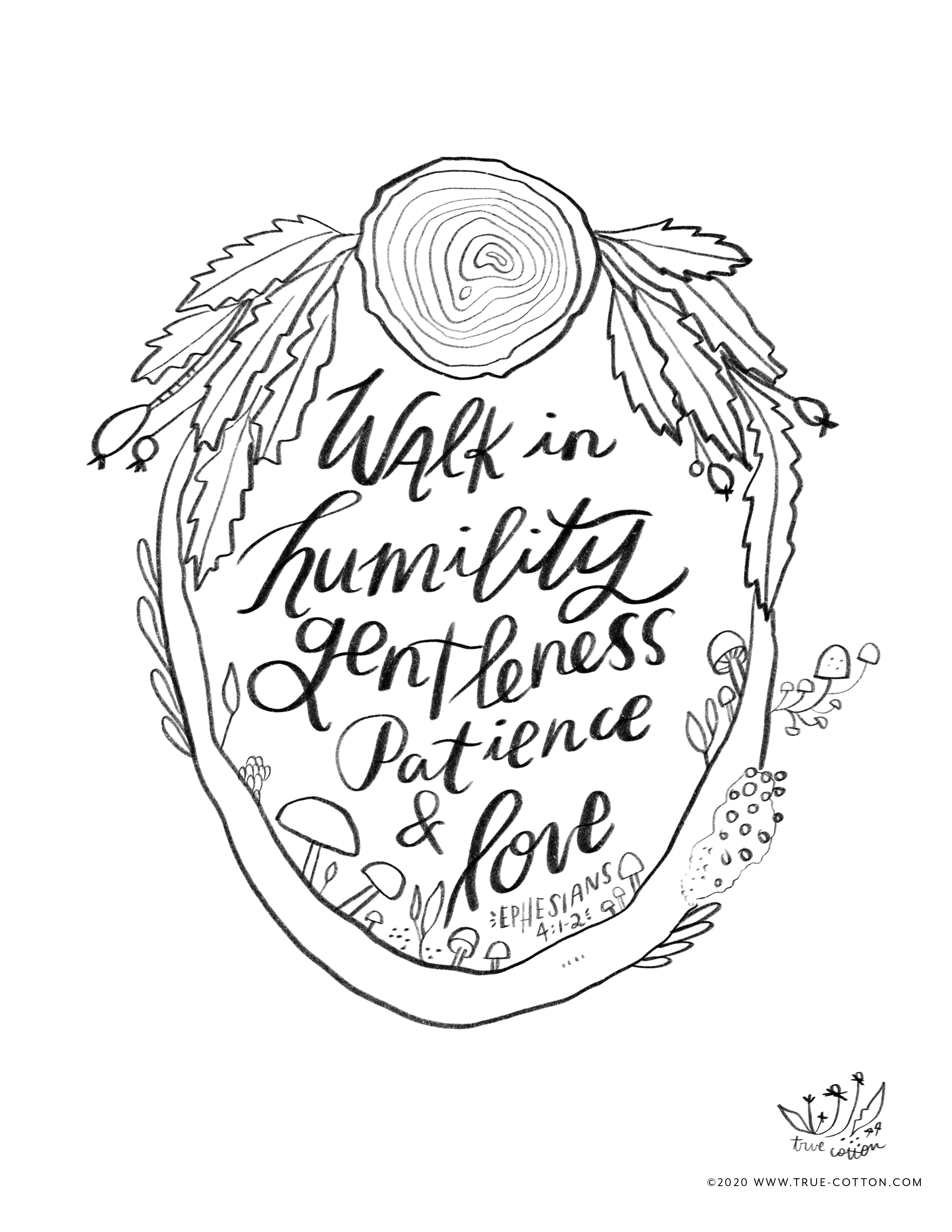 Digital Download // Hello Hope Coloring Pages // VOL. 2 // Truth