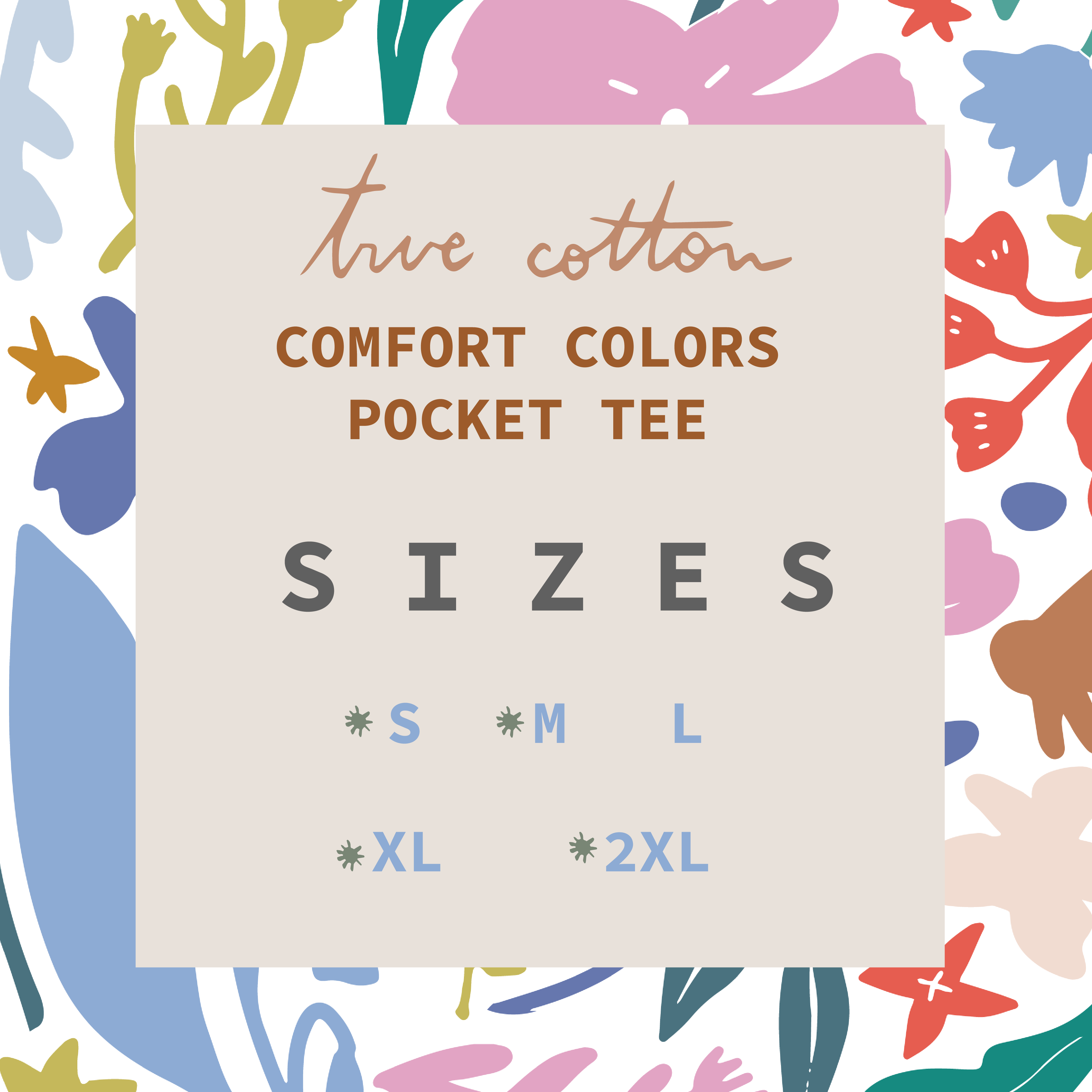Comfort Colors® Christian Shirt, Pocket WHITE T Wildflowers, Flower Child Garment Dyed, CC 6030, True Cotton