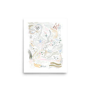 Open image in slideshow, Constellations - Stars Fine Art Poster Print
