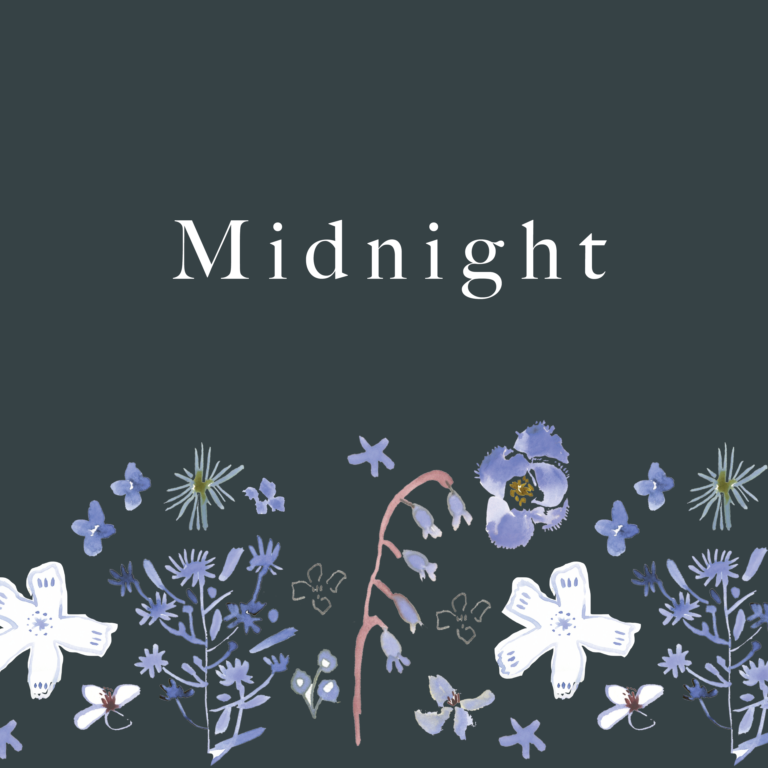 Midnight Scrunchie Navy & Blush