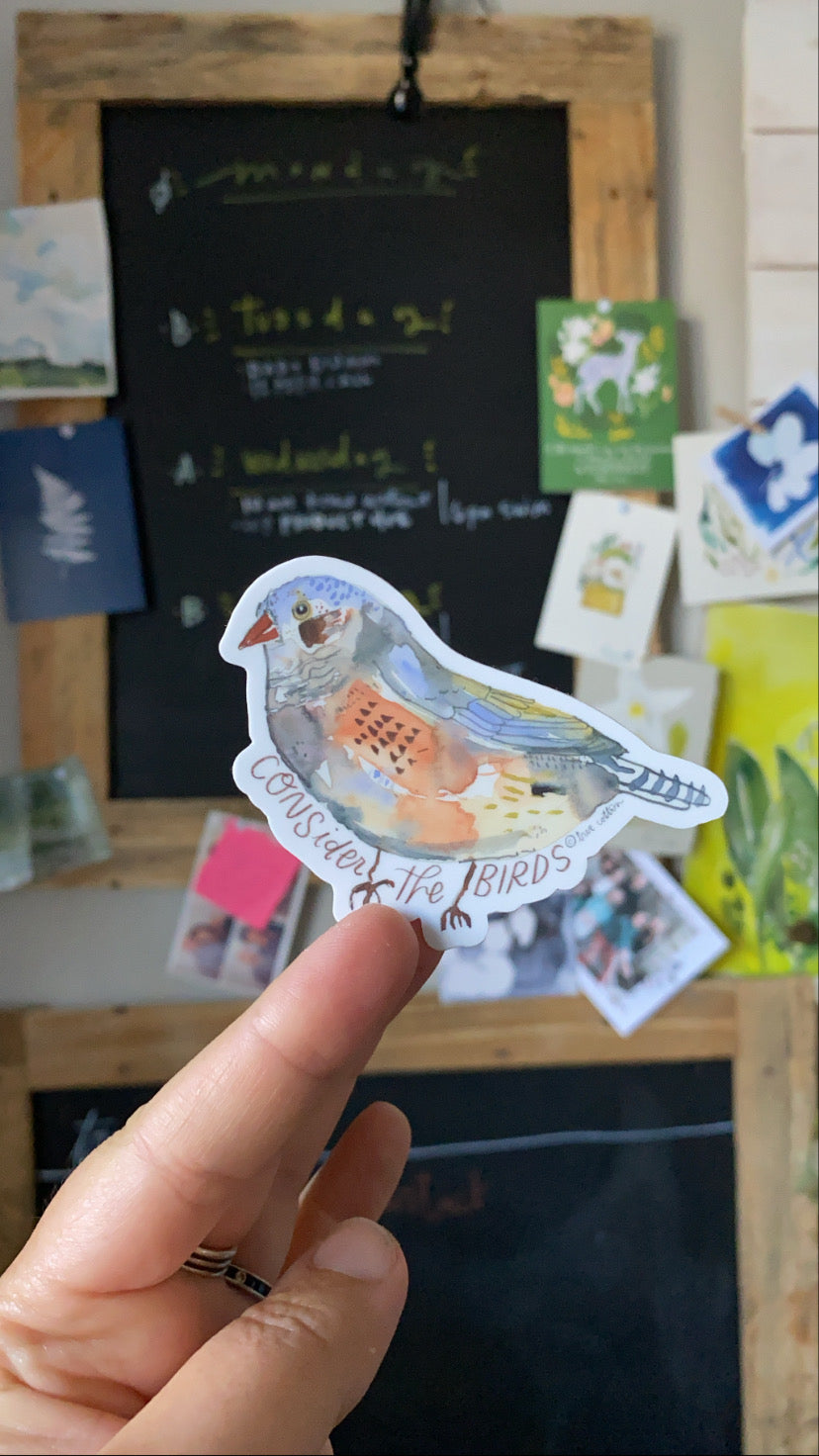 Consider the Birds Sticker